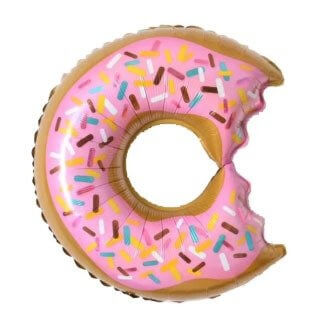 Globo Metalizado Donut Rosada 29" Festella