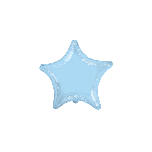 Globo Estrella Azul Pastel 5" X Unidad Festella