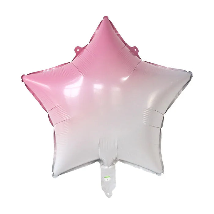 Globo Estrella Degrade Rosado Azul 5" X Unidad Festella
