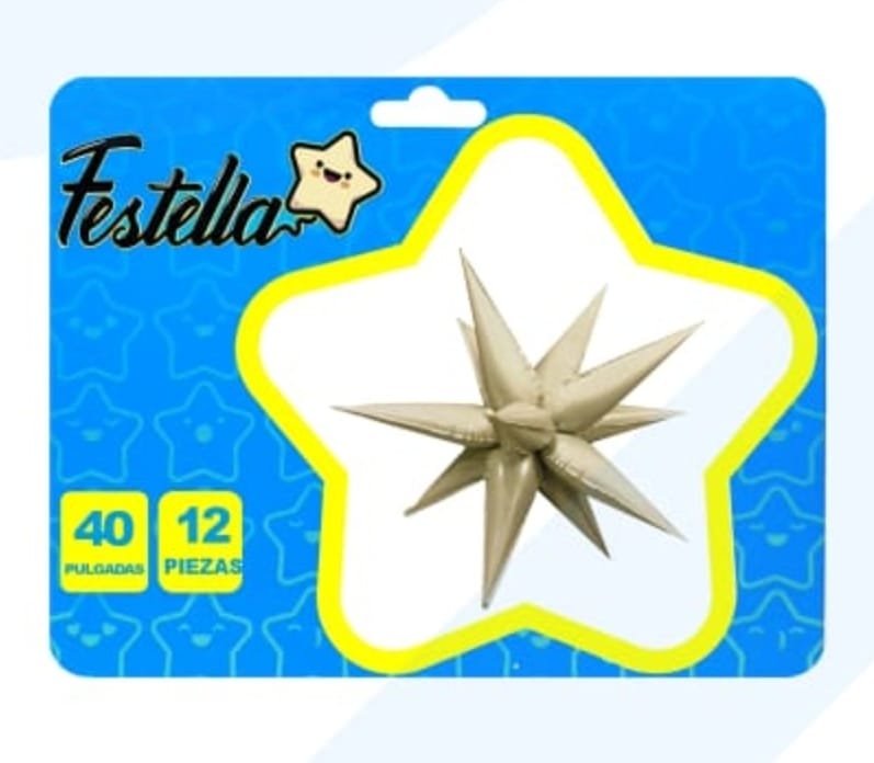 Globo estrella Magica 26" Caramelo Festella