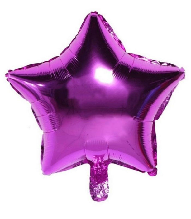 Globo Estrella Morada 10" X Unidad