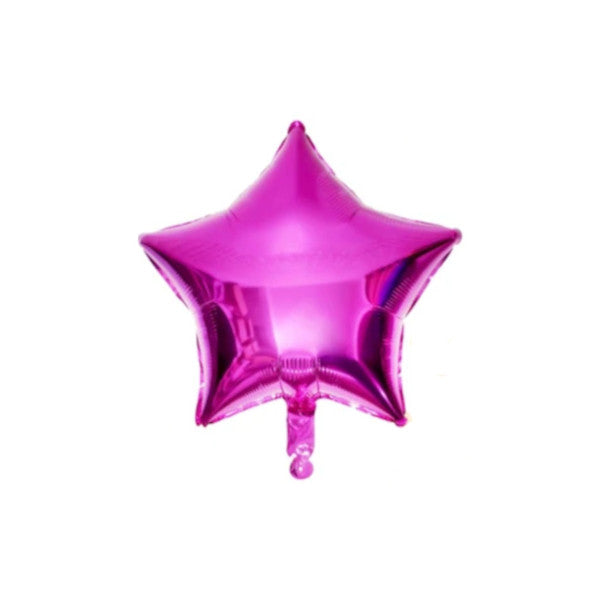 Globo Estrella Fucsia 5" X Unidad Festella
