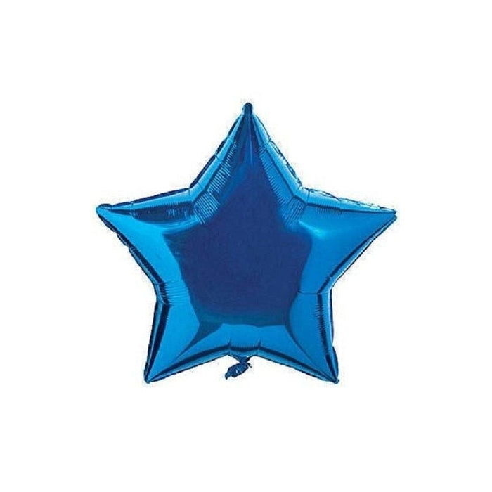 Globo Estrella Azul Rey 5" X Unidad Festella