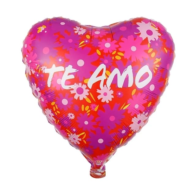 Globo Metalizado Te Amo 6" X 10 Unidades Ref. 7
