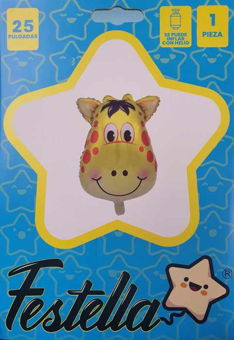 Globo Animalito Jirafa 25" Festella