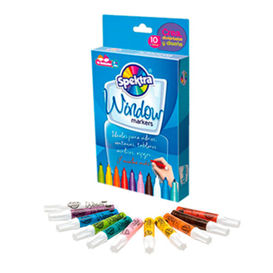 Marcadores Window Markers para Vidrio Spektra x 10