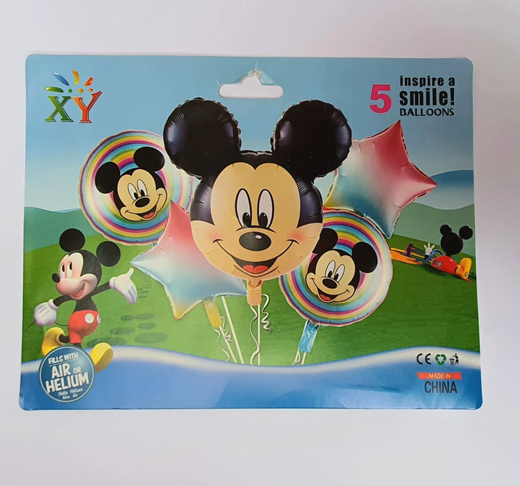 Bouquet Mickey Mouse Estrellas Multicolor X 5 Piezas