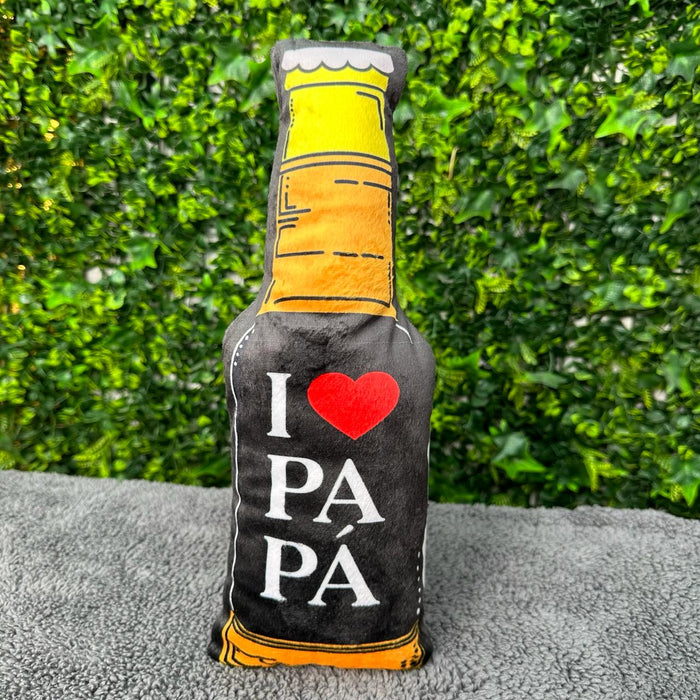 Cojin Mini Botella cerveza Etiqueta Negra x 1 Unidad