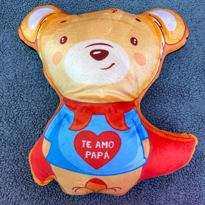 Cojin Mediano Osito Te amo Papá x 1 Unidad