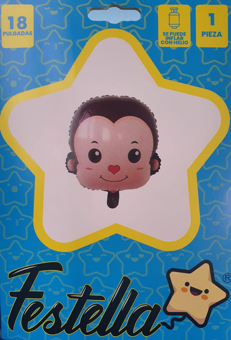 Globo Animalito Monito 18" Festella