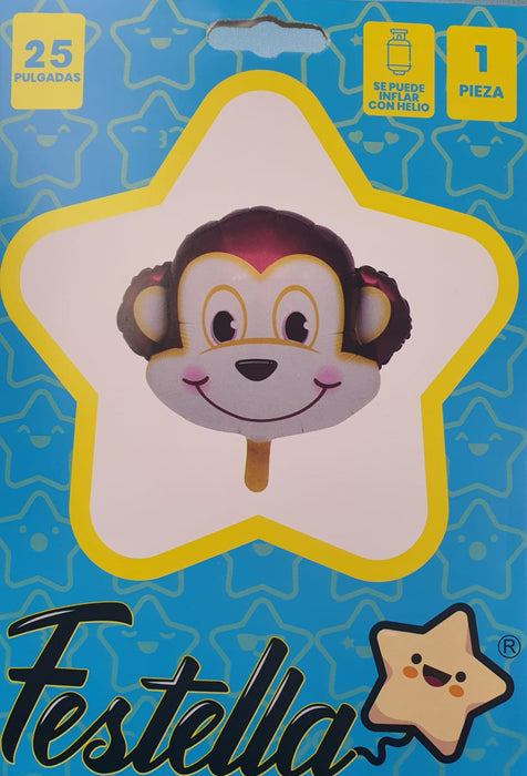 Globo Animalito Mono 25" Festella