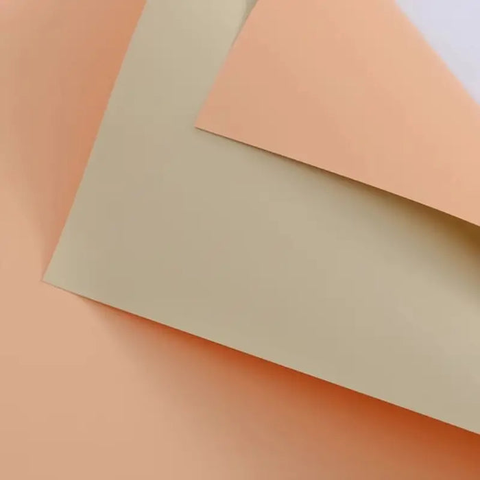 Papel Coreano Doble Paquete x 20 Color Curuba/Crema