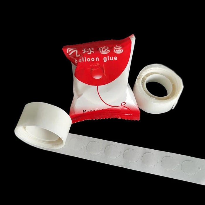 Tira de Adhesivo para globos Rollo x 100 Linea economica x 1 Unidad