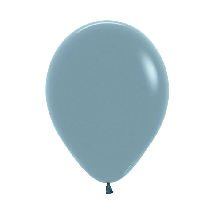 Globo Azul Pastel Dusk R12 X 12 Unidades Sempertex