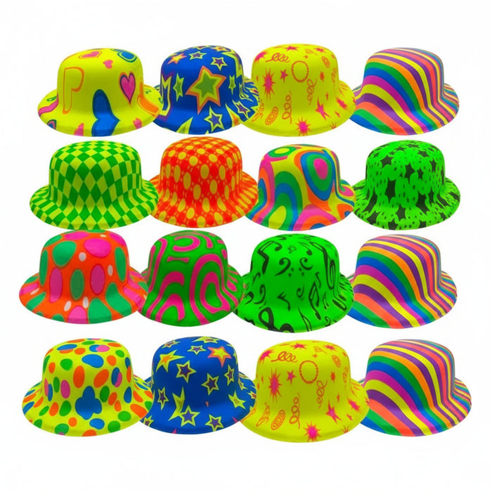 Sombreros Neon para Fiesta X Unidad
