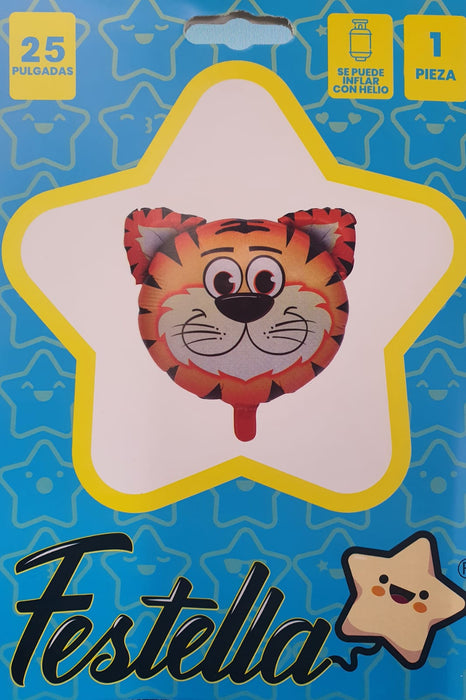 Globo Animalito Tigre 25" Festella