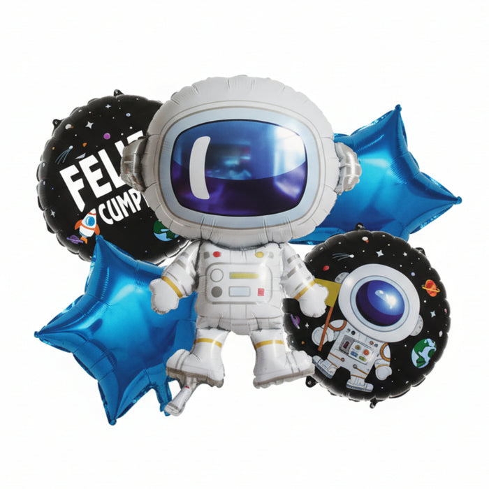 Bouquet de Globos Astronauta x 5 piezas REF 2