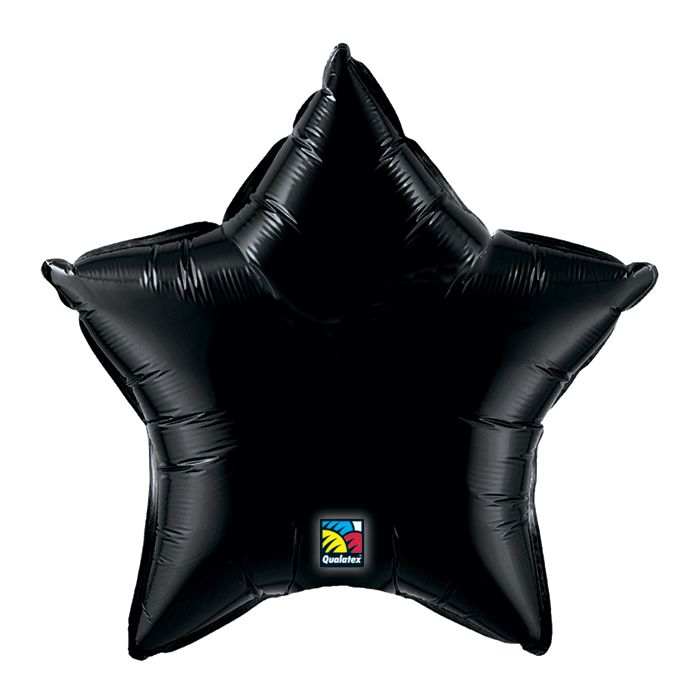 Globo Estrella 20" Qualatex Negra