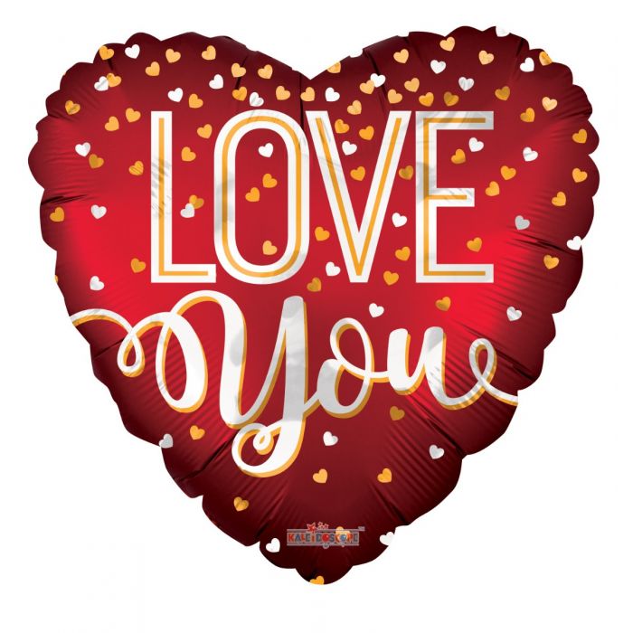 Globo Metalizado I Love You 9" Ref. 3