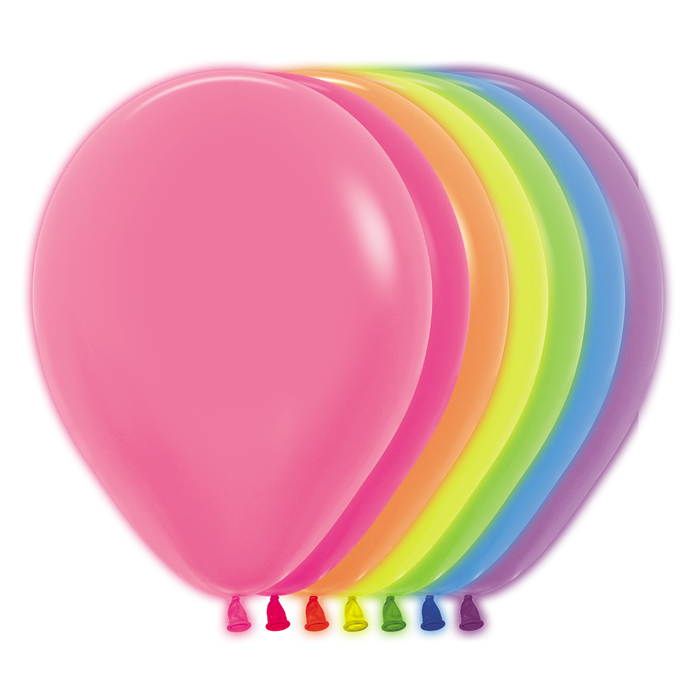 Globo Surtido Neon R12 X 50 Unidades Sempertex