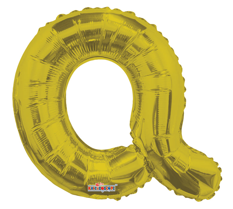 Globo Letra "Q" Dorado 16"