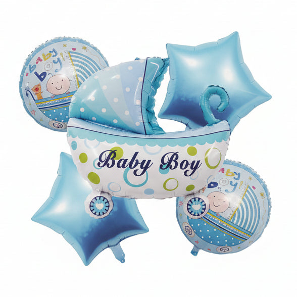 Bouquet coche Baby Boy 5 piezas marca Festella