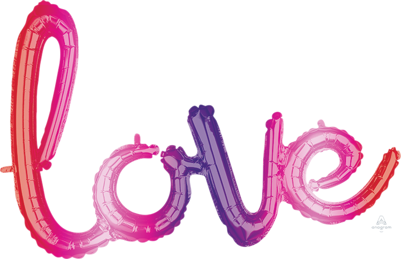 Letrero Love 31" Degrade Anagram