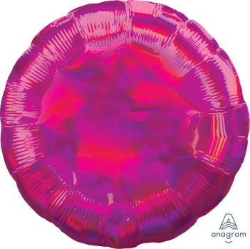 Round Iridiscente 19" Anagram Magenta