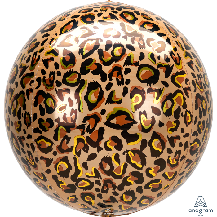 Globo Orbz Animalz Leopardo 16"