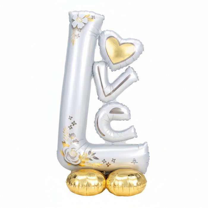 Globo Airloonz Love Blanco Boda 58" Anagram