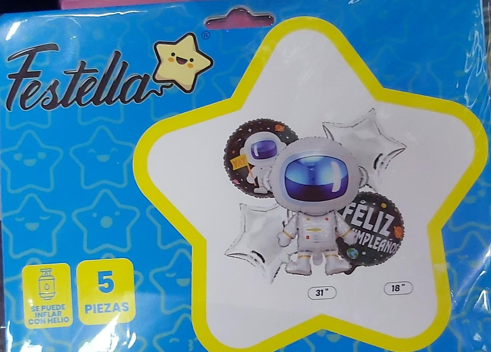 Bouquet Astronauta x 5 piezas