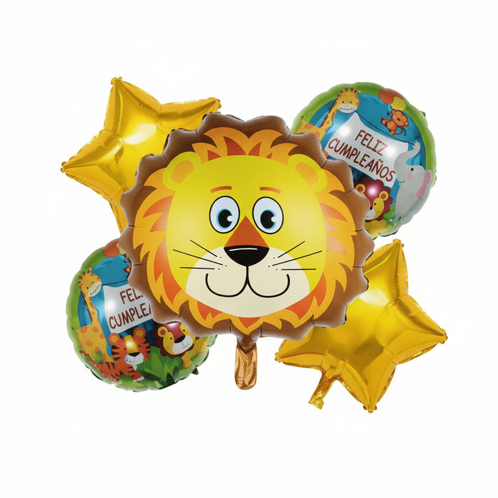 Bouquet Leon x5 piezas marca Festella