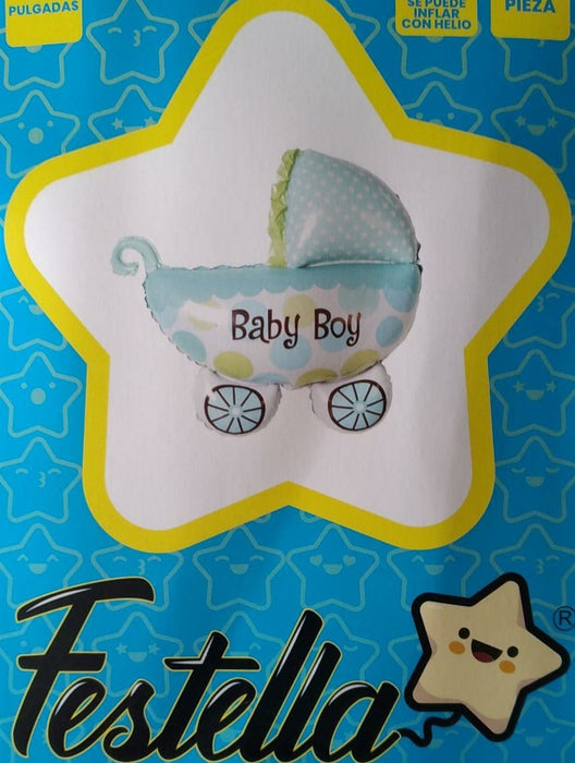 Globo Metalizado Coche Niño 14" Festella