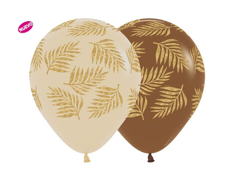 Globo Infinity Escarchado Palmas Fashion Surtido r12 x 12 Unidades Sempertex