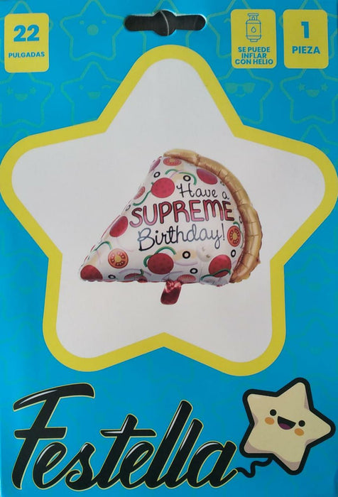 Globo Rebanada De Pizza 22"