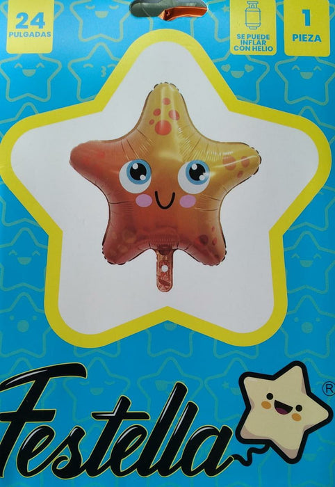 Globo Animalitos marinos estrella de mar 24"