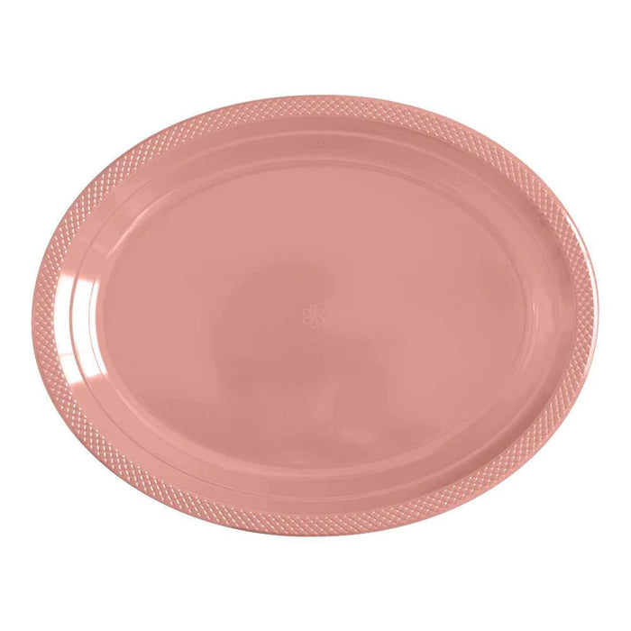 Bandeja Deluxe Oval Dorado Rosa x 5 Unidades Sempertex