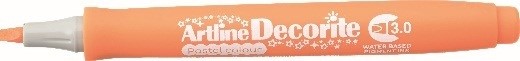 Marcador Artline Decorite 3.0 Pastel Naranja