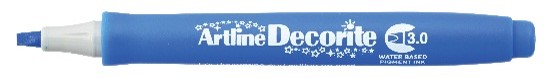 Marcador Artline Decorite 3.0 Azul