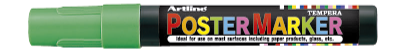 Marcador Poster Marker 4mm Verde Fluorescente