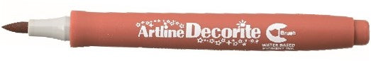 Marcador Artline Decorite Brush Cafe