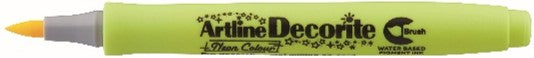 Marcador Artline Decorite Brush Amarillo