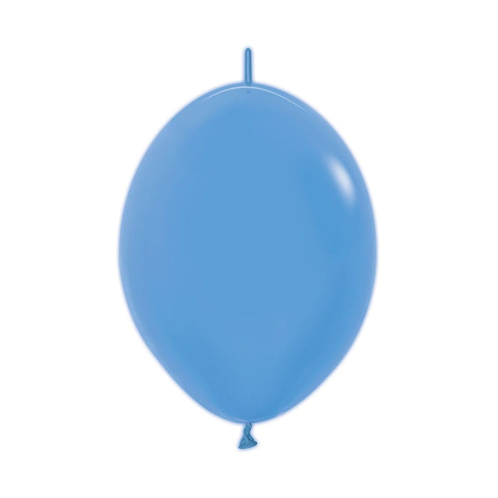 Globo Azul Neon LOL 12" X 50 Unidades Sempertex