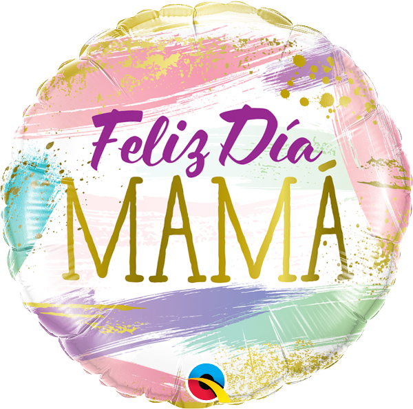 Globo Foil 18" Feliz Dia Mama Qualatex