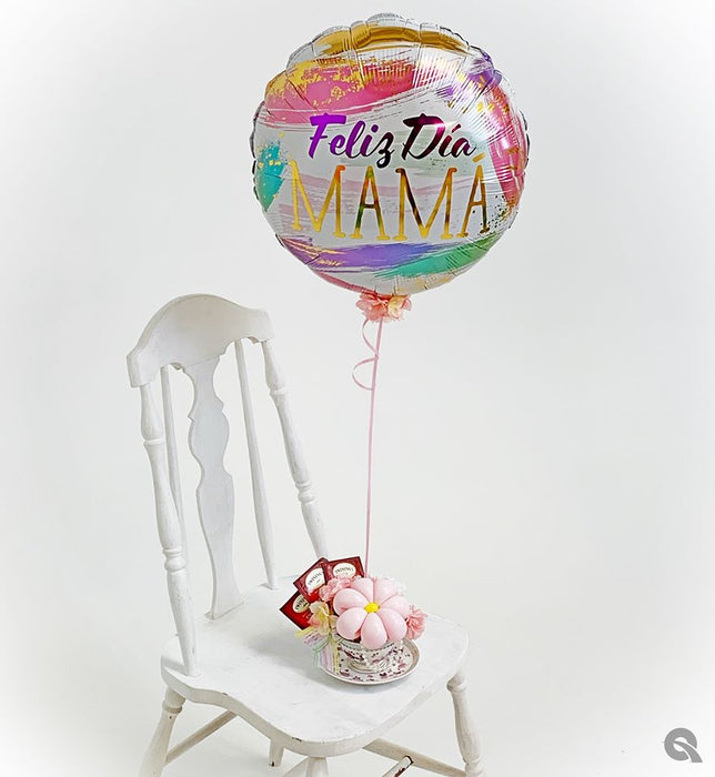 Globo Foil 18" Feliz Dia Mama Qualatex