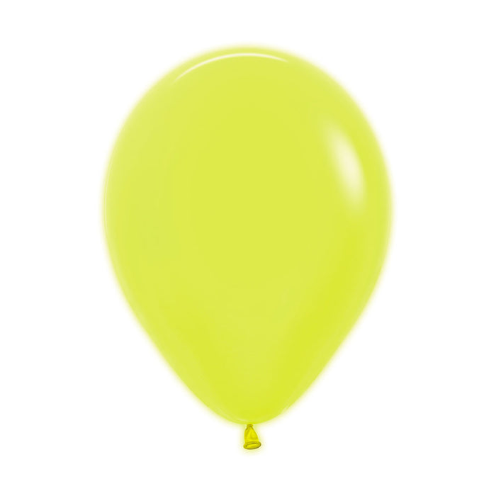 Globo Amarillo Neon R12 X 50 Unidades Sempertex