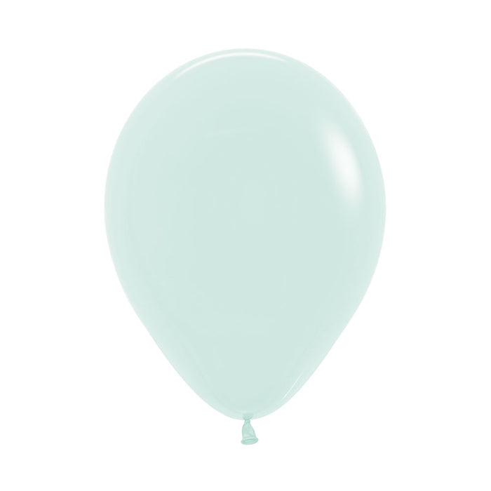 Globo Verde Pastel Mate R9 x 50 Unidades Sempertex