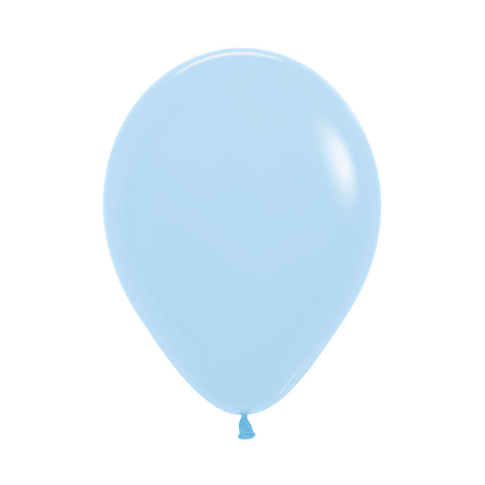 Globo Azul Pastel Mate R5 x 50 Unidades Sempertex