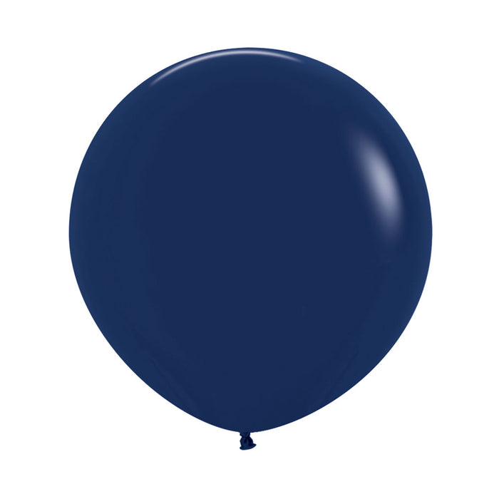 Globo Azul Naval Fashion R24 x 3 Unidades Sempertex
