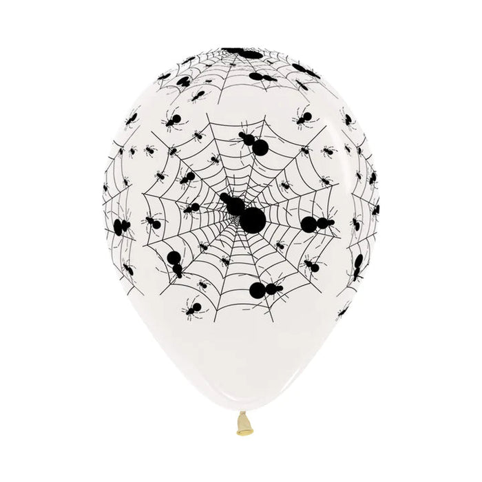 Globo Cristal Infinity Araña Halloween R12 x 50 Unidades Sempertex